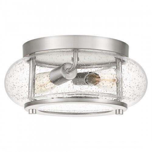 Quoizel TRG1612BN Trilogy Flush mount 2 light brushed nickel Flush Mount