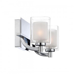 Quoizel KLT8602CLED Kolt Led bath fixture 2 light polished chrome Bath Light