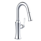 Gerber D150528SS Stainless Steel Draper Single Handle Pull-down Prep Faucet