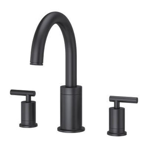 Pfister Matte Black 2-handle Roman Tub Trim, Less Hub & Handles RT6-5NCB