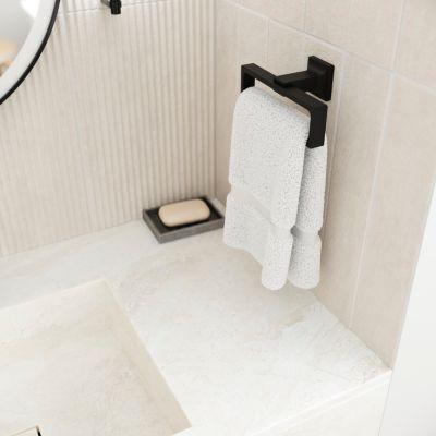 Pfister Matte Black Towel Ring BRB-VRVB