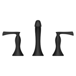 Pfister Matte Black 2-handle 8" Widespread Bathroom Faucet LG49-RH3B