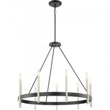 Quoizel ATH5009K Anthem 9 light chandelier mystic black Chandelier