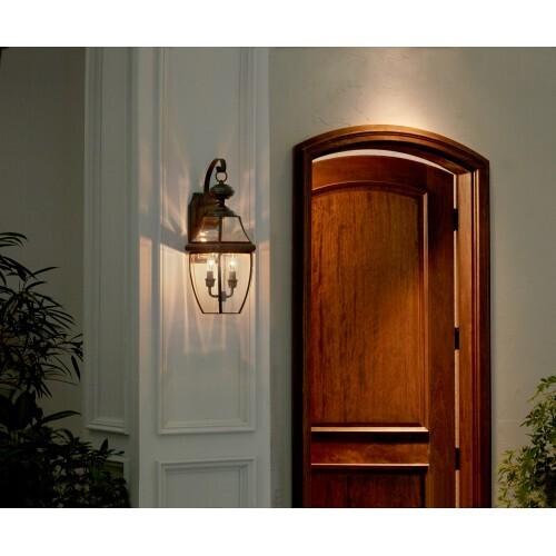 Quoizel NY8317Z Newbury Outdoor wall medc brnz 1l Outdoor Lantern
