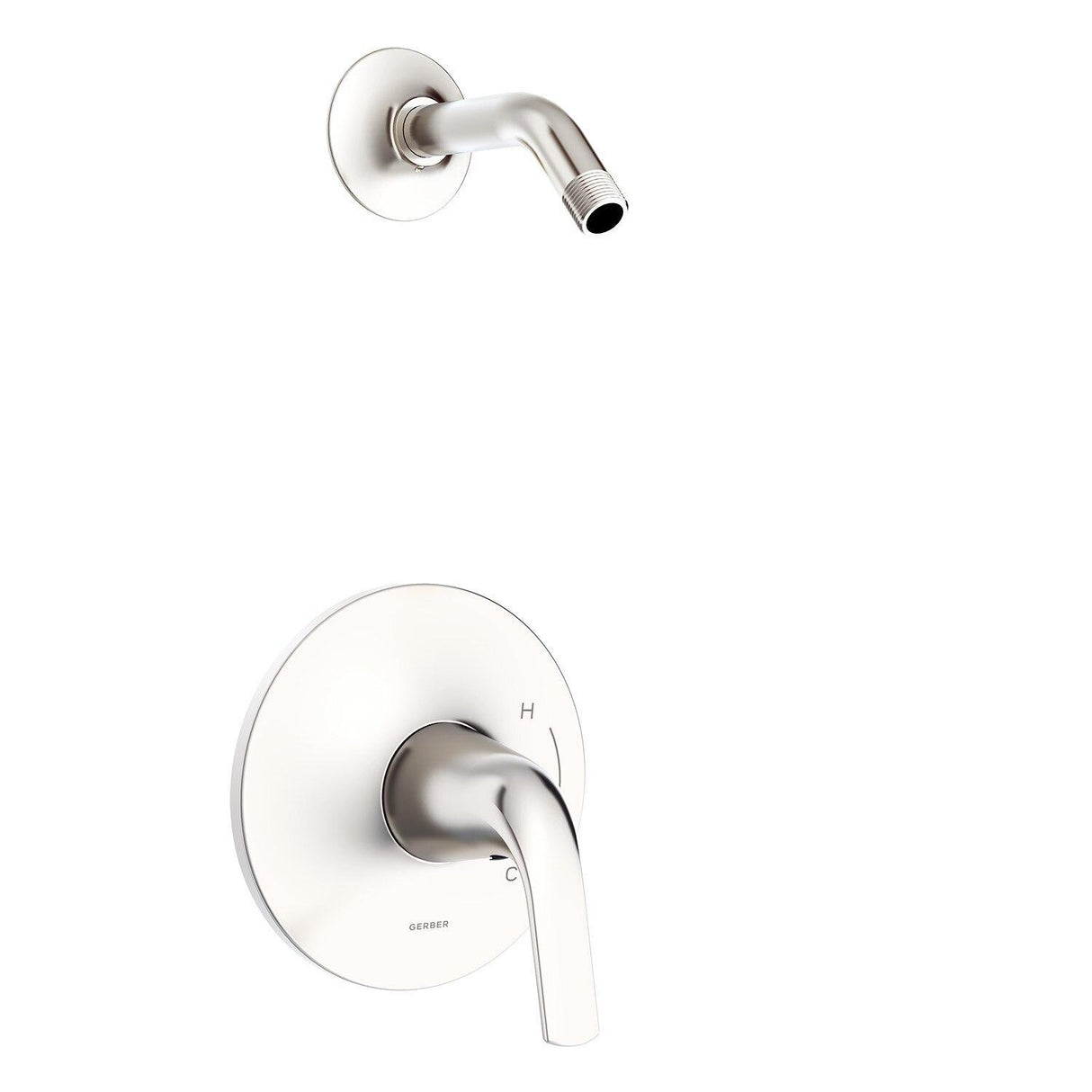 Gerber D500534LSBNTC Brushed Nickel Lemora Shower-only Trim Kit, Without Showerhead