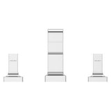 Verve 2-Handle Deck Mounted Roman Tub Trim without Handles in Polished Chrome