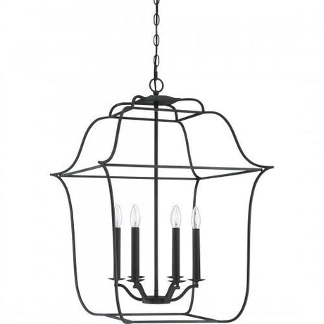 Quoizel GLY5206BA Gallery 6 light foyer ryl ebony Pendant