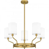 Quoizel PKN5025AB Parkington Chandelier 5 lights aged brass Chandelier