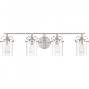 Quoizel EMR8604BN Emerson Bath 4 light brushed nickel Bath Light