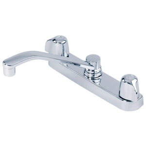 Gerber G0042406 Chrome Classics Two Handle Kitchen Faucet Deck Plate MOUNTED...