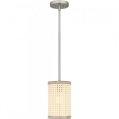 Quoizel SYA1506BN Syrah Mini pendant 1 light brushed nickel Mini Pendant