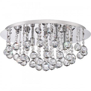 Quoizel BRX1619C Bordeaux F lush mount plsh chrm 19.5"d Flush Mount