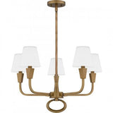 Quoizel MAO5026WS Mallory Chandelier 5 lights weathered brass Chandelier