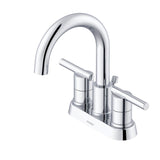Gerber D307158BS Parma Two Handle Centerset Bathroom Faucet With Metal Pop-up DRA...