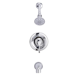 Gerber D500122BNTC Brushed Nickel Antioch Tub & Shower Trim Kit, 1.75GPM