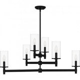 Quoizel QCH5578MBK Quoizel Chandelier Island 6 lights matte black Island Light