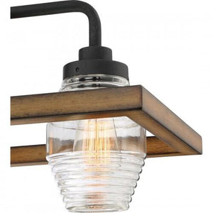 Quoizel GUI540GK Guilford Linear chandelier 5 light grey ash Island Light