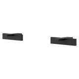 Verve Cross Handle Kit for Widespread, Roman Tub and Thermostatic Shower in Matte Black