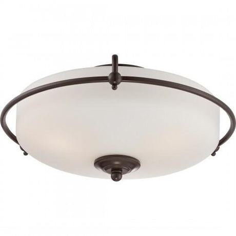 Quoizel GF1617PN Griffin Flush mount plldg brnz Flush Mount