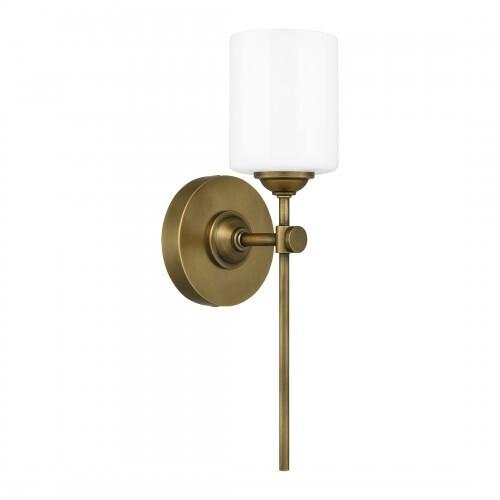 Quoizel ARI8605WS Aria Wall 1 light weathered brass Wall Sconce