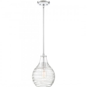 Quoizel QPP4019C Genie Mini pendant 1 light polish chrome Mini Pendant