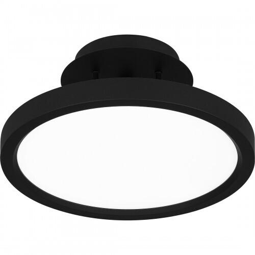 Quoizel OST1811EK Outskirts Semi flush led light earth black Semi-Flush Mount