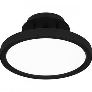Quoizel OST1811EK Outskirts Semi flush led light earth black Semi-Flush Mount