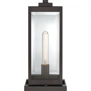 Quoizel WVR9106WT Westover Outdoor pier base 1light western bronze Outdoor Lantern