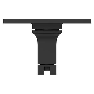 Pfister Matte Black Shower Valve Only Trim Without Handles R89-1VRVB