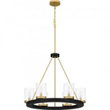 Quoizel GRL5026MBK Greeley Chandelier 6 lights matte black Chandelier