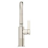 Pfister Polished Nickel 1-handle Pull-down Bar/prep Kitchen Faucet
