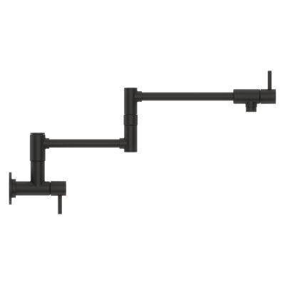 Pfister Matte Black 2-handle Pot Filler Faucet GT533-PFB
