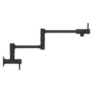 Pfister Matte Black 2-handle Pot Filler Faucet GT533-PFB