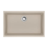 FRANKE MAG11028-CHA-S Maris Undermount 33-in x 22-in Granite Single Bowl Kitchen Sink in Champagne In Champagne