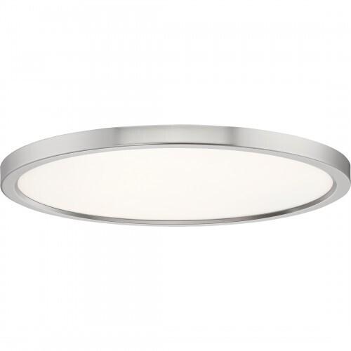 Quoizel OST1720BN Outskirts Flush mount 20"d brushed nickel Flush Mount