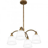 Quoizel QP6157WS Quoizel Pendant Chandelier 4 lights weathered brass Pendant