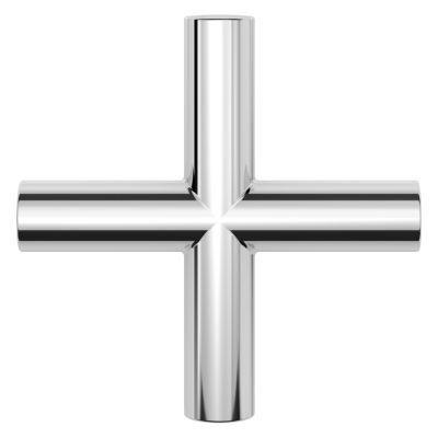 Pfister Polished Chrome Single Cross Handle for Shower Column