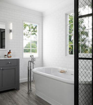 Pfister Polished Chrome Traditional Free Standing Tub Filler LG6-1TFC