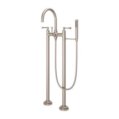 Pfister Brushed Nickel Tisbury Free Standing Tub Filler LG6-1TBK