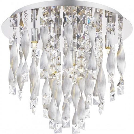 Quoizel PCTK1616C Twinkle Flush mount 6 light polished  chrome Flush Mount