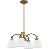 Quoizel QP6157WS Quoizel Pendant Chandelier 4 lights weathered brass Pendant