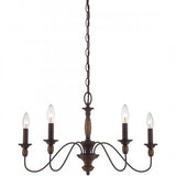 Quoizel HK5005TC Holbrook Chandelier tuscan brown 5lts Chandelier