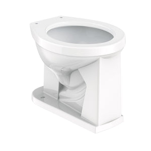 Gerber G002564231 White North Point 1.28 or 1.6 Gpf Round Front Back Spud Bowl