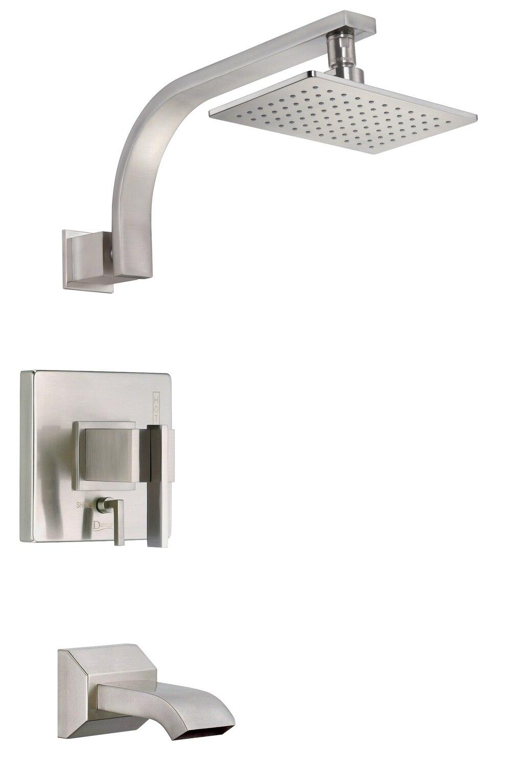 Gerber D511044TC Chrome Sirius Tub & Shower Trim Kit, 1.75GPM