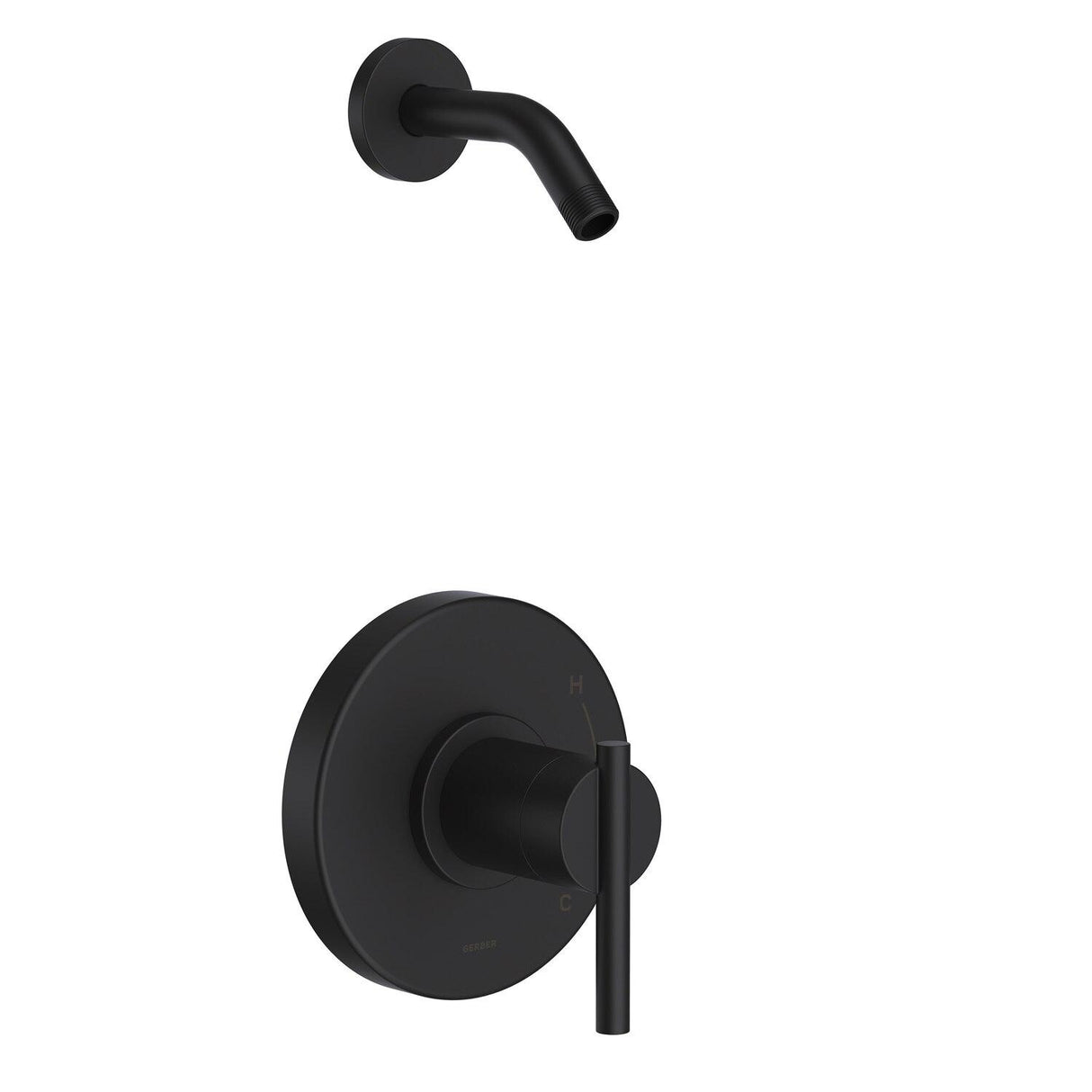 Gerber D510558LSBBTC Brushed Bronze Parma Shower-only Trim Kit, Without Showerhead