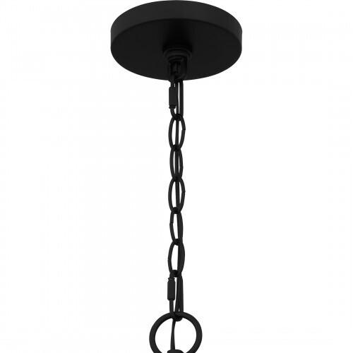 Quoizel CPE5025MBK Calliope Chandelier 6 lights matte black Chandelier