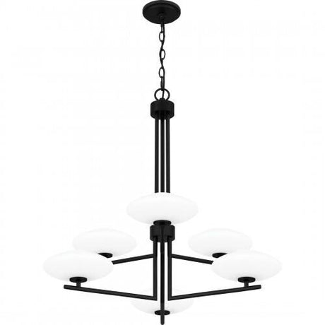 Quoizel QCH5577MBK Quoizel Chandelier Chandelier 6 lights matte black Chandelier