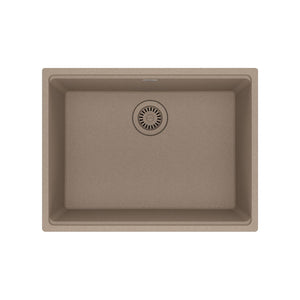 FRANKE MAG11023-OYS Maris Undermount 25-in x 18.94-in Granite Single Bowl Kitchen Sink in Oyster In Oyster