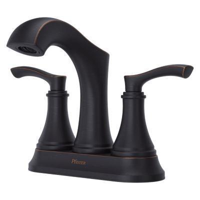 Pfister Tuscan Bronze 2-handle 4" Centerset Bathroom Faucet LG48-WD0Y