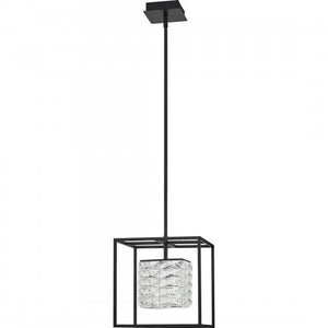 Quoizel PCDZ2812MBK Dazzle Pendant led light matte black Pendant